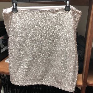 Sequin skirt.